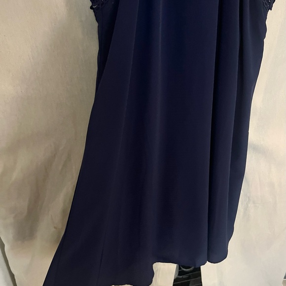 Lulus Any Sway, Shape, or Form Navy Blue Lace Halter Dress Medium - Picture 8 of 12